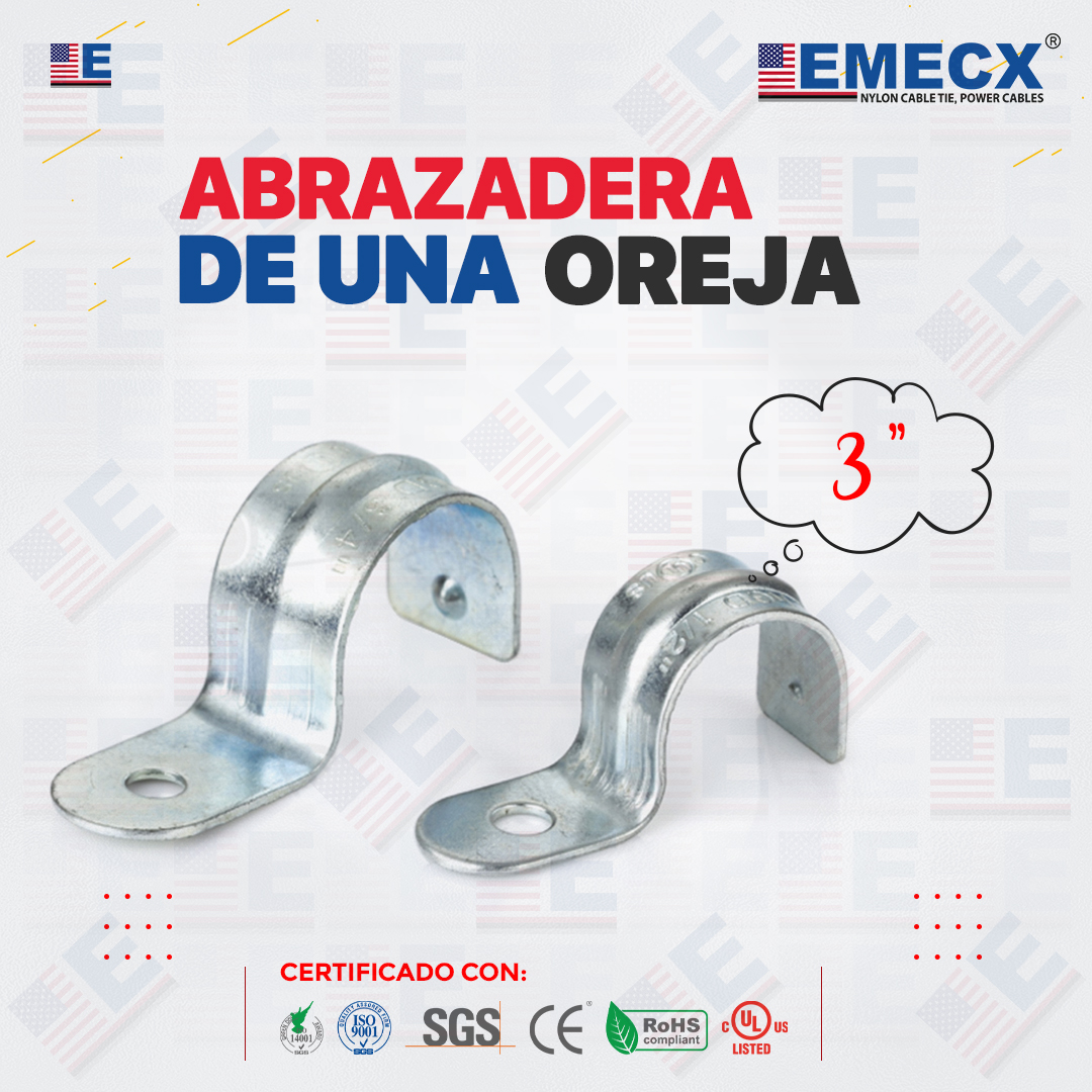 ABRAZADERA 1 OREJA 3″