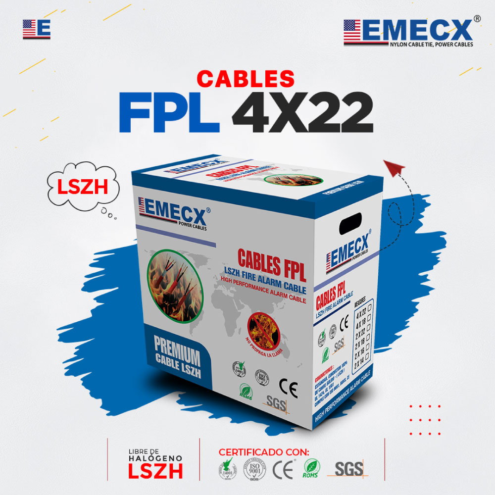 CABLE FPL 4x22AWG LSZH – EMECX